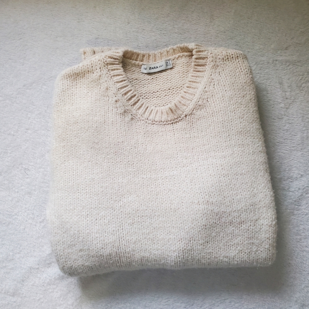 ZARA oversize knit sweater dress